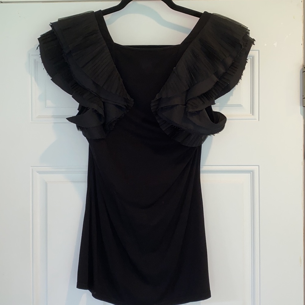 BCBG Ruffle Top - Picture 6 of 6